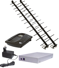 Телефонный радиоудлинитель - комплект аппаратуры, предназначенный для обеспечения удалённого объекта полноценной телефонной связью с использованием радиоканала.